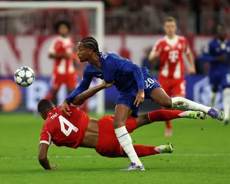 Chelsea's manager rages when Bayern Munich center-back Tah escapes sending-off in Champions League defeat