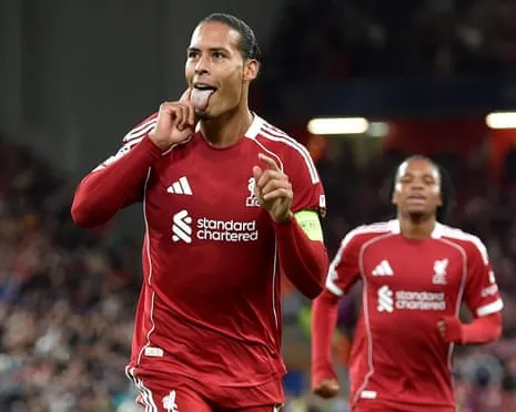 Virgil van Dijk scores late victory against Atlético Madrid